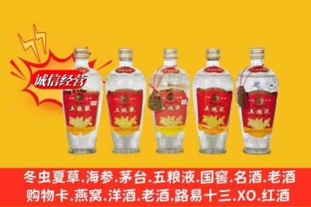 泾县回收老五粮液